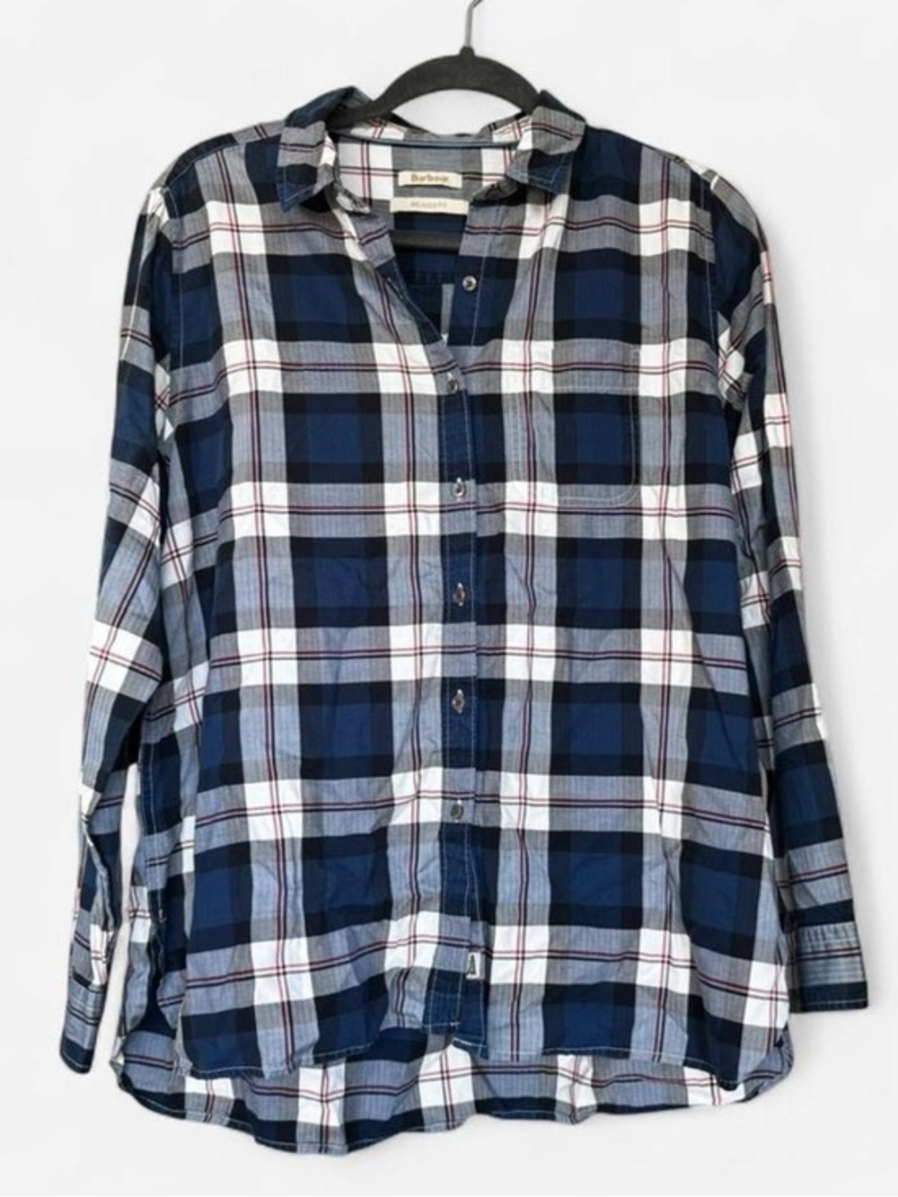 Barbour Women's Newton Relaxed Fit Check Shirt Size 12 - Classic Country